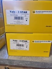 Image of x20 yale platinum 3 star euro 3535N cylinders