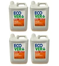 Image of Case of 4 x Ecover Orange and Lemon Floor Soap 5 Litre Refill NEW Design Cap