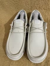 Image of Mens Hey dude wally stretch canvas sneaker stone uk 9 Us 10 New without tags