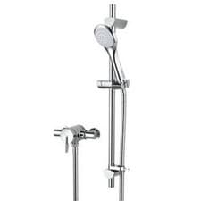 Image of BRISTAN SONIQUE REAR-FED EXPOSED CHROME THERMOSTATIC MIXER SHOWER SOQ2 SHXAR C