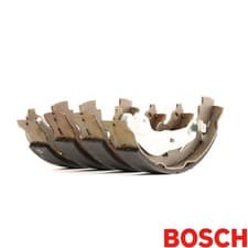 Image of BRAKE SHOES BOSCH 0986487665 CITROEN PEUGEOT OPEL SUZUKI TOYOTA VAUXHALL A3349