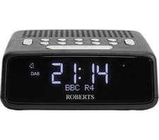 Image of ROBERTS Ortus DAB+/FM Alarm Clock Radio - Black