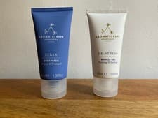 Image of Aromatherapy Associates DE-STRESS Body Gel & RELAX BODY WASH 2 x 40ml RESTFUL