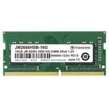 Image of Transcend 16 GB JetRAM DDR4 2666Mhz SO-DIMM 2Rx8 1Gx8 CL19 1.2 V 16 GB 2666 MHz