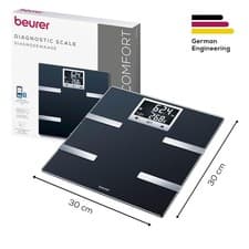 Image of Beurer BF720 Body Analysis Scale w/ Bluetooth App Body Weight Fat Muscle GRADED