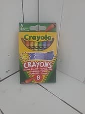 Image of Crayola 114574 Coloured Crayons - 8 Pieces Party Bags