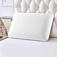 Image of Memory Foam Large Soft Pillow Bounce Back Firm Deluxe memory foam Pillows UK