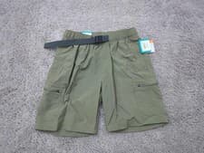 Image of Columbia Mountaindale Shorts Mens Small Green Omni-Shade Cargo Hiking NEW