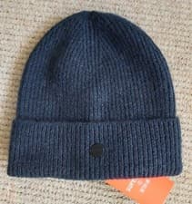 Image of Genuine SUPERDRY Eclipse Navy 13% Wool BEANIE Hat Toque TAGS