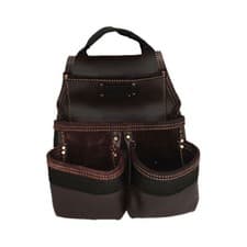 Image of WorkGearUK Oiled Leather 4 Pocket Tool Pouch - WG-PX28