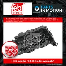 Image of Rocker Cover fits BMW 116D F20, F21 1.5D 15 to 19 B37D15A 11128511342 Febi New