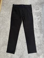 Image of HUGO BOSS Kaito Slim Fit Chinos - Black - 32R - BNWOT - Stretch Cotton NEW