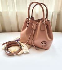Image of Tory Burch Mcgraw Small Drawstring Bag / Satchel