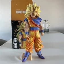 Image of Dragon Ball Z Super Saiyan 3 Goku Statue - 32cm PVC Anime Action Model Figure