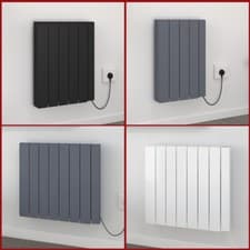 Image of Ceramic Core Electric Radiator Thermostat Timer WiFi Heater Portable WallMounted
