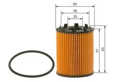 Image of Bosch 1 457 429 256 Oil Filter Fits Fiat Alfa Citroen Ford Jeep Lancia Vauxhall