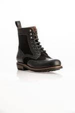 Image of Motorcycle Rokker Frisco Brogue Boots Ladies (Black) Color: Size: 41