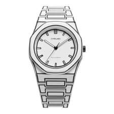 Image of D1 Milano Men's Watch PCBJ34 Polycarbonate White Sketch 40.5mm