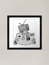 Image of like a sucker punch Framed Art Prin Framed Wall Art Poster Canvas Print Picture