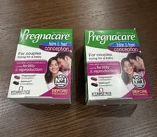 Image of Vitabiotics Pregnacare Him & Her Conception Vitamin & Mineral Tablets Dual X2