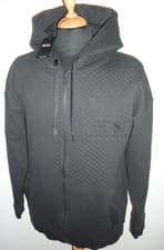Image of HUGO BOSS Contemp Jacket Hoodie Black Full Zip Track Top Men's XL 50415002 NEW