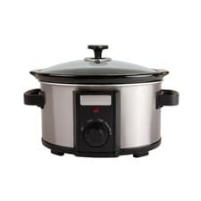 Image of Charles Bentley 3.5L Slow Cooker Black Removable Ceramic Bowl 180W
