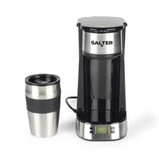 Image of Digital Coffee Maker One Cup Filter Coffee Machine Washable & Reusable Filter