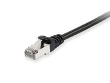 Image of Equip Patch Cable RJ45 Cat6A S/FTP (S-STP) PIMF 15.00 m Black 15,00 Meter