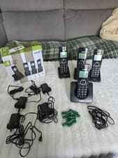 Image of Vtech Es2003 Digital Cordless Phone 4 Pack, FREE SHIPPING RRP £50