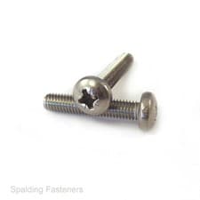 Image of M2 Metric A2 Grade Stainless Steel Pan Pozi Machine Screws