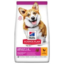 Image of Hills Science Plan Adult 1-6 Small & Mini Dry Dog Food (Chicken) 1.5Kg, 3Kg, 6Kg