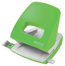 Image of Leitz Hole Punch, 30 Sheets, Guide Bar with Format Markings, 100% Recyclable, Ec