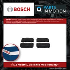 Image of Brake Pads Set fits MERCEDES CLK350 A209, C209 3.5 Front 05 to 09 M272.960 Bosch