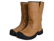 Image of Scan - Texas Dual Density Lined Rigger Boots Tan UK 8 Euro 42 - 2SCL36E