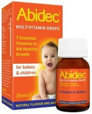 Image of Abidec Kid Baby Multivitamin Drops – Aids 25 ml (Pack of 1), Multicolour 