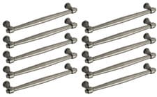 Image of 10 x Pull handles. Bar Handle, Cast Iron, Fixing Centres 160 mm. Trade price