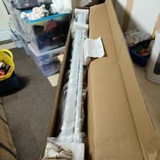 Image of 50inch Portable Projector Screens Home Cinema Manual Pull Down Screen