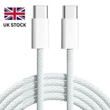 Image of Genuine Type C to Type C Cable USB C Fast Charger For iPhone 16 17 Pro Max 1m