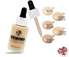 Image of W7 Genius Foundation (multiple shades)