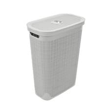 Image of Addis Plastic Hessian Design Laundry Basket
