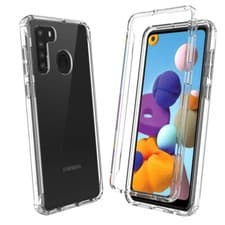 Image of For Samsung Galaxy A21 - Full Protect Clear Shockproof Bumper Gel Case Cover