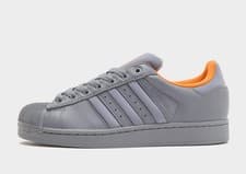 Image of Authentic Adidas Originals Superstar II ® ( Men UK 8.5 & 9 ) Grey / Orange