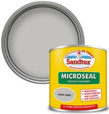 Image of SANDTEX MASONRY PAINT ULTRA SMOOTH QUALITY WATERPROOF ALL COLOURS 150ML 1L 2.5L