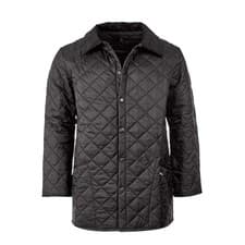 Image of Barbour Liddesdale Quilt Jacket Black