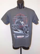 Image of NEW AMERICAN CHOPPER COMANCHE BIKE graphic tee Youth M Medium size 10/12 Shirt