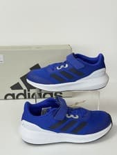 Image of Adidas Runfalcon 3.0 EL K Kids Running Trainers Blue UK 2 HP5871 NEW