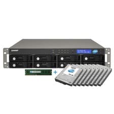 Image of Qnap TS-859U-RP 2GB RAM + 8x750GB HDD NAS With 1 Power Supply 2U Rack Server