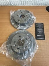 Image of Blue Print ADW194302 Brake Disc Set (2 Brake Disc) SAAB VAUXHALL
