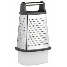 Image of MasterClass Stainless Steel Four Sided Box Grater with Collecting Box 23cm