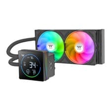 Image of Thermaltake TH240-S V3 ARGB AIO Hydro CPU Cooler, Black, 2 x 120mm ARGB Fans, LC